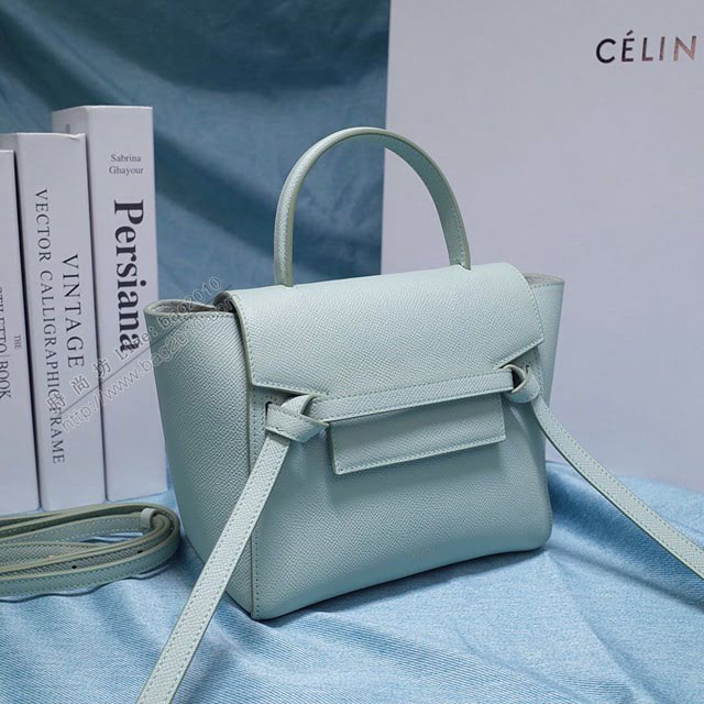 Celine女包 賽琳掌紋牛皮小號手提包 Celine belt bag鯰魚包 189003  slyd2049